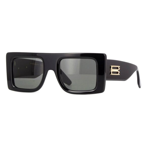 A0802Z New VICTORIA BECKHAM Black Square VB677S 001 Sunglasses Women - Picture 1 of 4